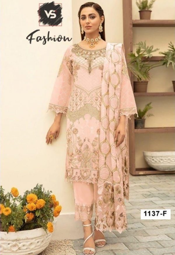 VS FASHION 1137 F PAKISTANI SUITS IN LOWEST PRICE