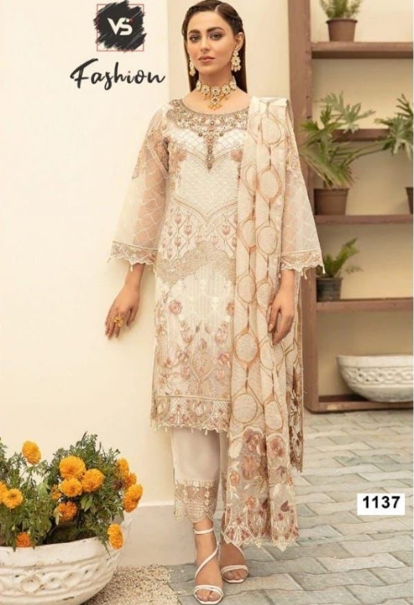 VS FASHION 1137 PAKISTANI SUITS IN LOWEST PRICE