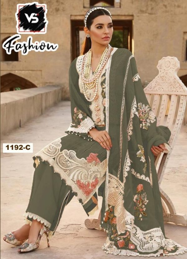 VS FASHION 1192 C PAKISTANI SUITS MANUFACTURER