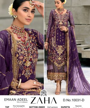 ZAHA 10031 D EMAAN ADEEL VOL 2 PAKISTANI SUITS IN INDIA