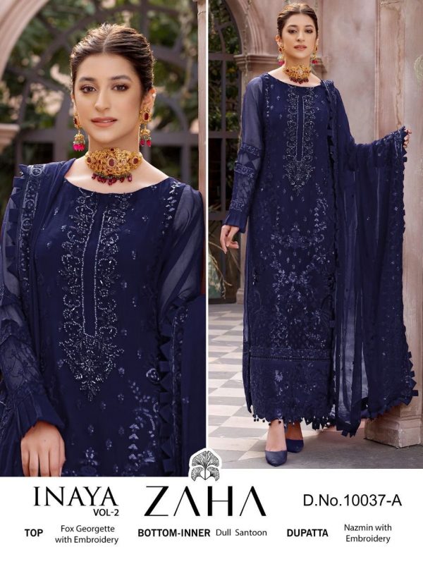 ZAHA 10037 A INAYA VOL 2 PAKISTANI SUITS IN INDIA