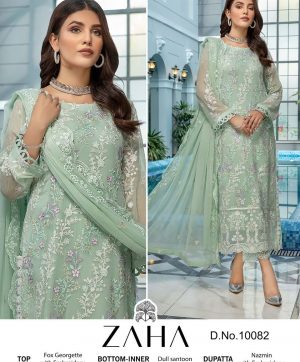 ZAHA 10082 PAKISTANI SUITS MANUFACTURER IN INDIA