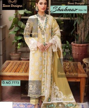 ZIAAZ 7773 SHAHNAZ VOL 14 PAKISTANI SUITS IN INDIA