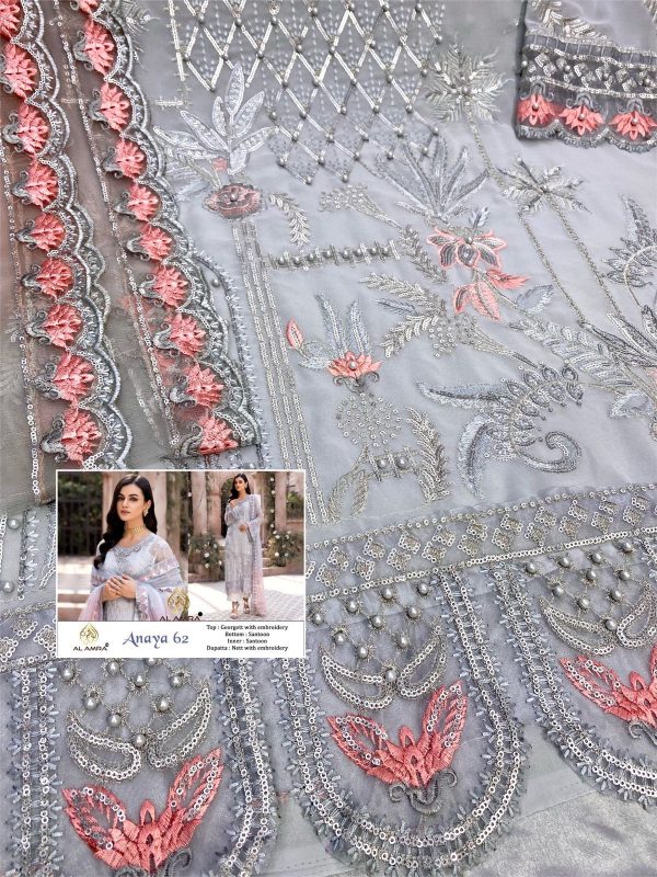 AL AMRA ANAYA 62 PAKISTANI SUITS BY ZF