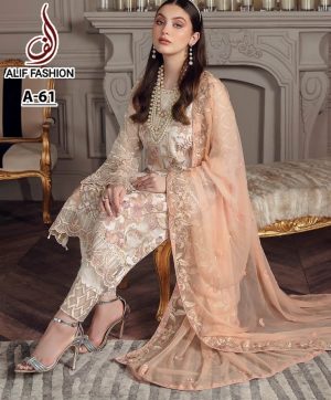 ALIF FASHION A 61 PAKISTANI SUITS MANUFACTURER