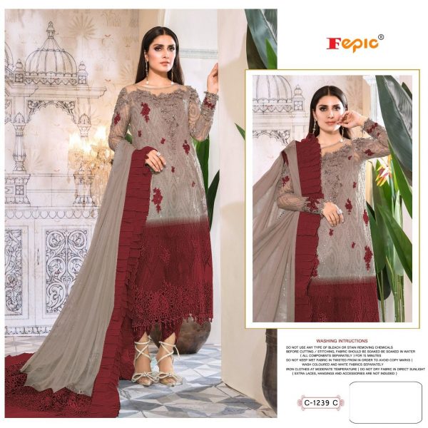 FEPIC C 1239 C ROSEMEEN PAKISTANI SUITS MANUFACTURER