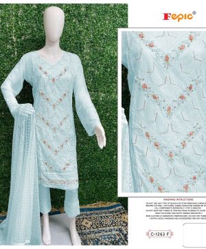 FEPIC C 1263 F ROSEMEEN PAKISTANI SUITS MANUFACTURER