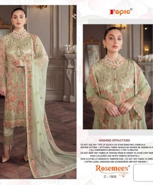 FEPIC C 1505 ROSEMEEN PAKISTANI SUITS MANUFACTURER