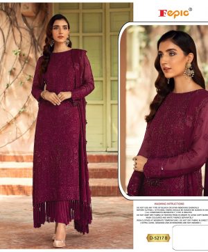 FEPIC D 5217 B ROSEMEEN PAKISTANI SUITS IN INDIA