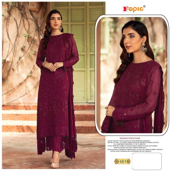 FEPIC D 5217 B ROSEMEEN PAKISTANI SUITS IN INDIA