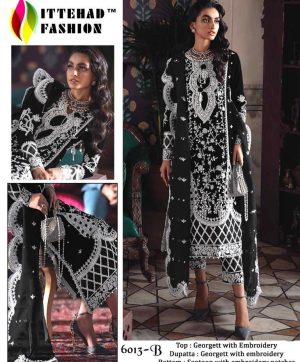 ITTEHAD FASHION 6013 B PAKISTANI SUITS IN INDIA