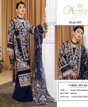 MOTIFZ 151 PAKISTANI SUITS MANUFACTURER IN INDIA