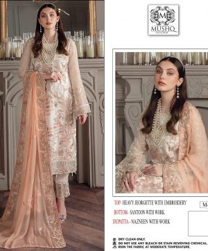 MUSHQ M 169 PAKISTANI SUITS BY SHRADDHA DESIGNER