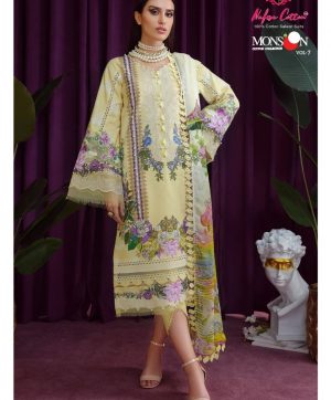 NAFISA MONSOON 03 VOL 7 KARACHI COTTON SUITS