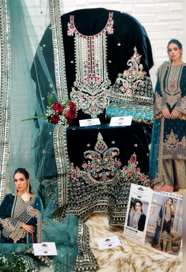 SANA MARYAM SM 125 ANAYA ELLANIE PAKISTANI SUITS IN INDIA