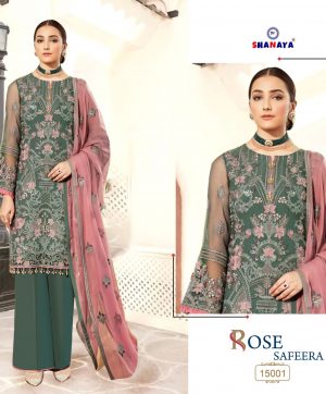 SHANAYA 15001 ROSE SAFEERA PAKISTANI SUITS IN INDIA