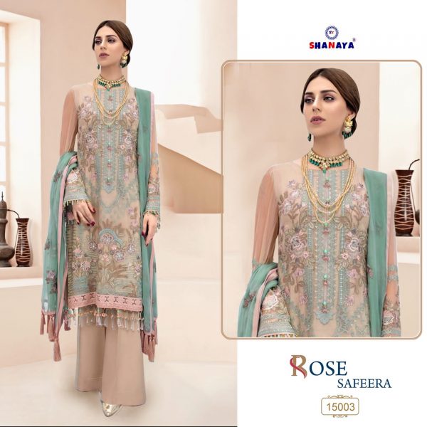 SHANAYA 15003 ROSE SAFEERA PAKISTANI SUITS IN INDIA