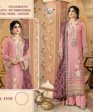 SHREE FABS K 1510 PAKISTANI SUITS MANUFACTURER