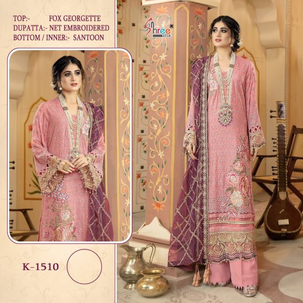 SHREE FABS K 1510 PAKISTANI SUITS MANUFACTURER