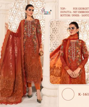 SHREE FABS K 1616 PAKISTANI SUITS MANUFACTURER