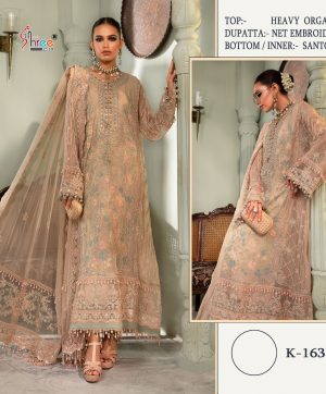 SHREE FABS K 1631 PAKISTANI SUITS MANUFACTURER