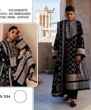 SHREE FABS S 534 PAKISTANI SUITS MANUFACTURER