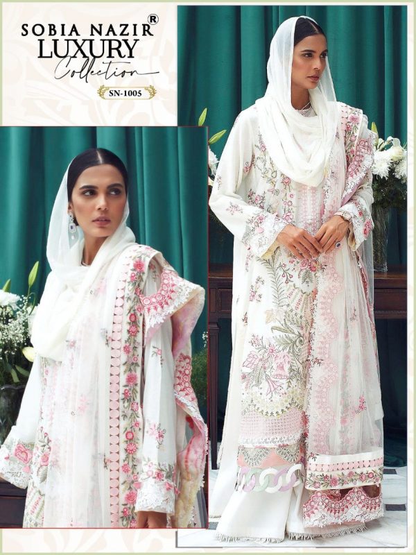 SOBIA NAZIR SN 1005 SEMI STITCHED PAKISTANI SUITS