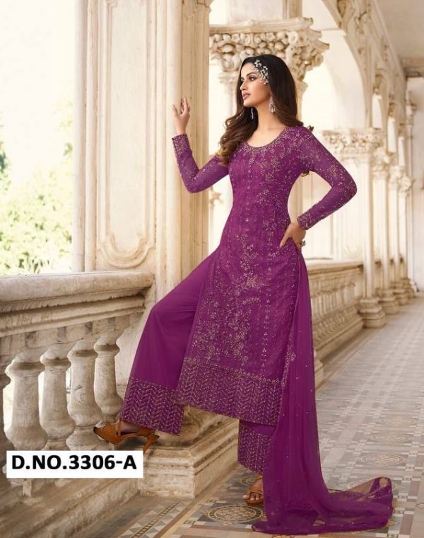 SWAGAT SWATI 3306 A PAKISTANI SUITS MANUFACTURER