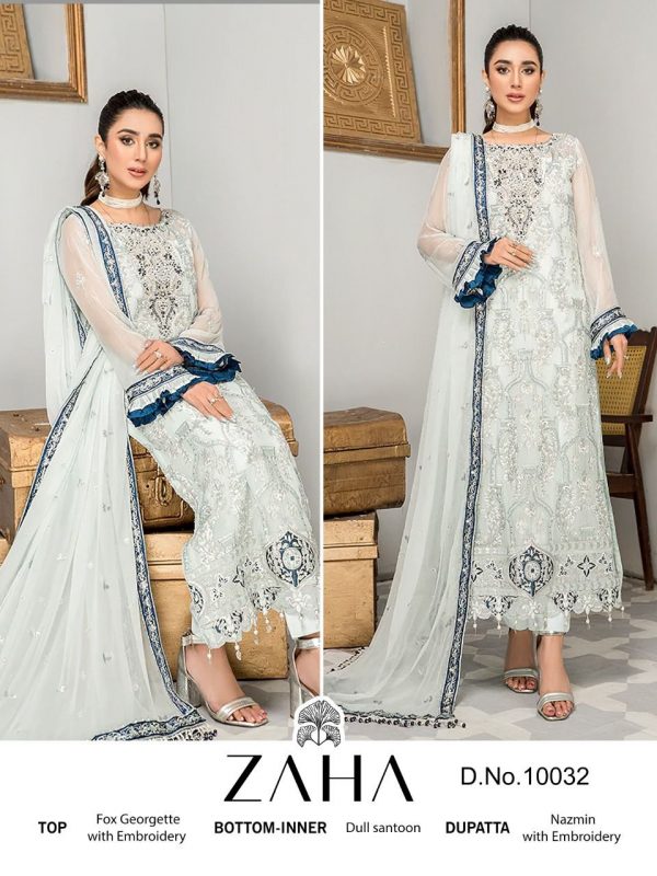 ZAHA 10032 MISTY VOL 5 PAKISTANI SUITS MANUFACTURER