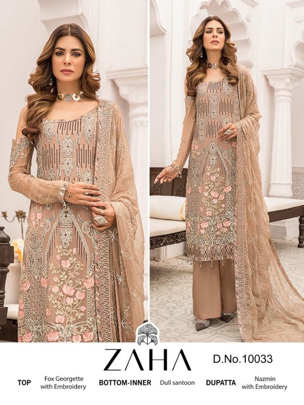 ZAHA 10033 MISTY VOL 5 PAKISTANI SUITS MANUFACTURER