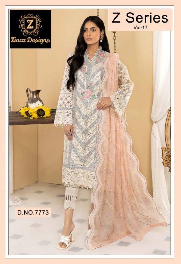 ZIAAZ 7773 Z SERIES VOL 17 PAKISTANI SUITS IN INDIA