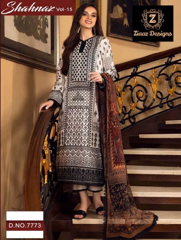 ZIAAZ SHAHNAZ VOL 15 PAKISTANI SUITS MANUFACTURER