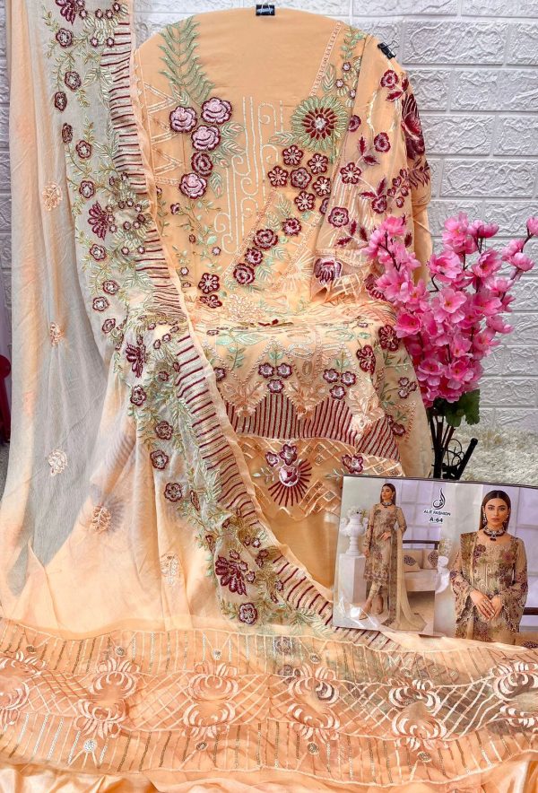 ALIF FASHION A 64 PAKISTANI SUITS MANUFACTURER