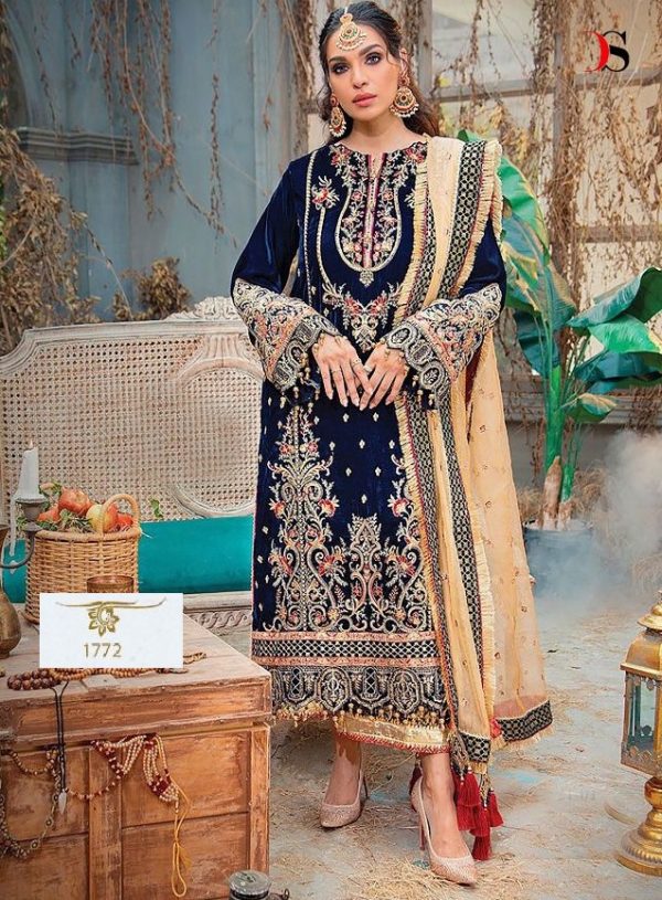 DEEPSY SUITS 1772 ANAYA VELVET 22 PAKISTANI SUITS