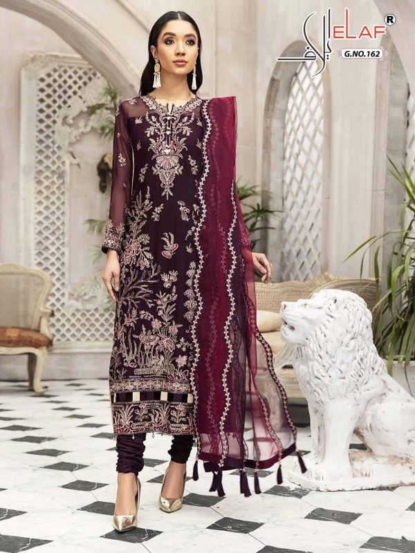 ELAF 162 PAKISTANI SUITS MANUFACTURER BY GALAXY FAB