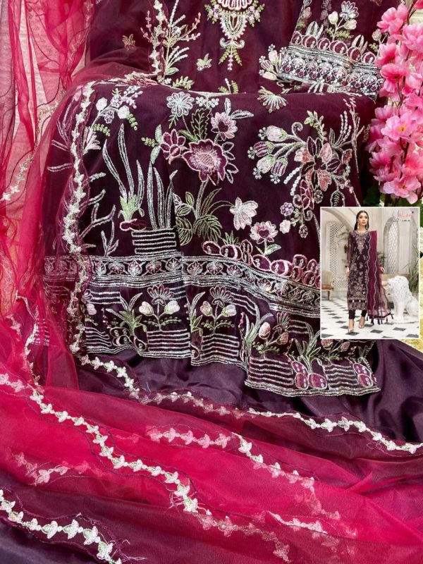 ELAF 162 PAKISTANI SUITS MANUFACTURER BY GALAXY FAB