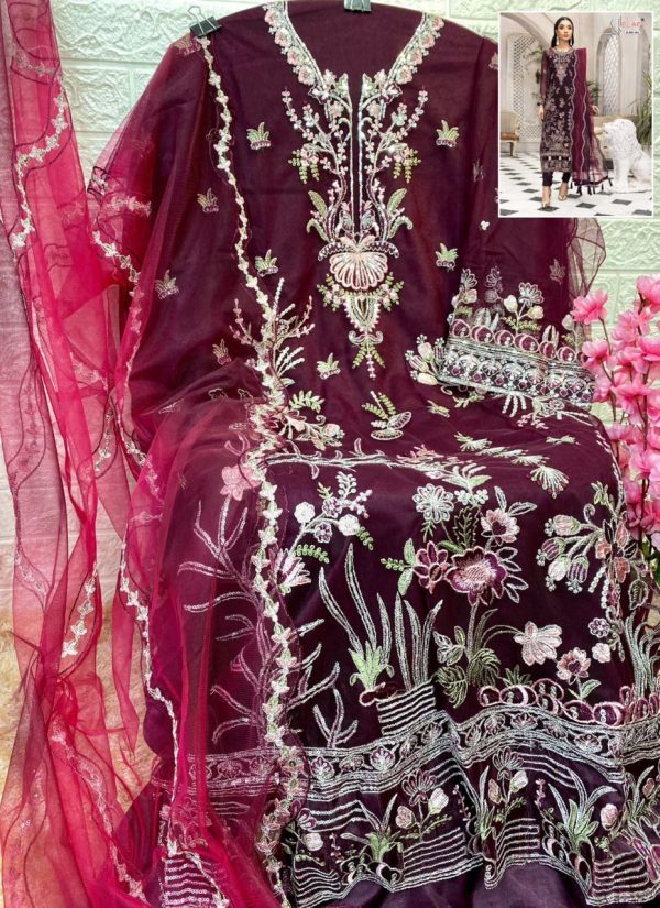 ELAF 162 PAKISTANI SUITS MANUFACTURER BY GALAXY FAB