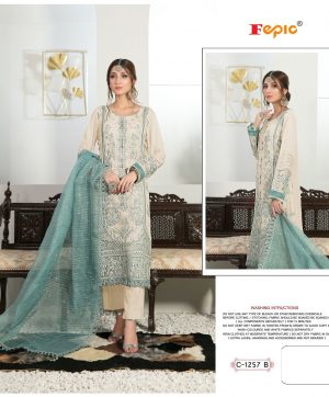 FEPIC C 1257 B ROSEMEEN PAKISTANI SUITS IN INDIA