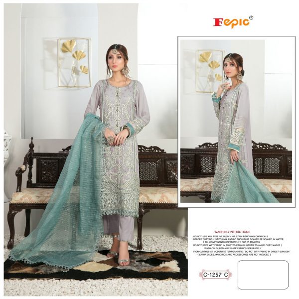 FEPIC C 1257 C ROSEMEEN PAKISTANI SUITS IN INDIA