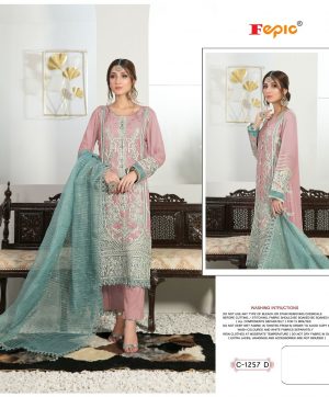 FEPIC C 1257 D ROSEMEEN PAKISTANI SUITS IN INDIA