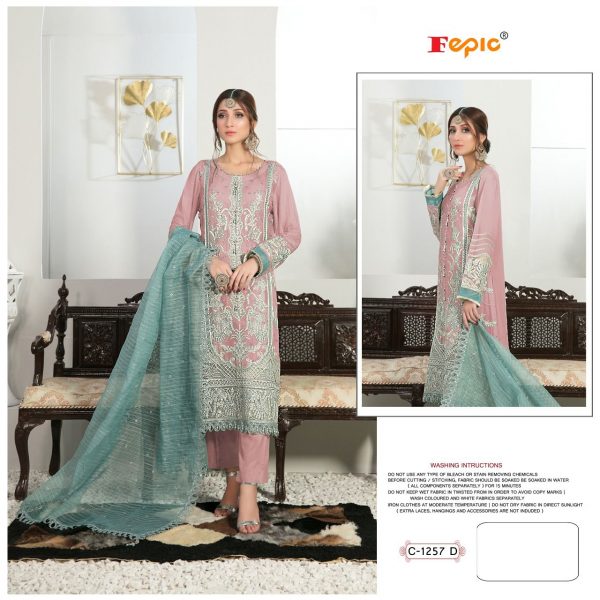 FEPIC C 1257 D ROSEMEEN PAKISTANI SUITS IN INDIA