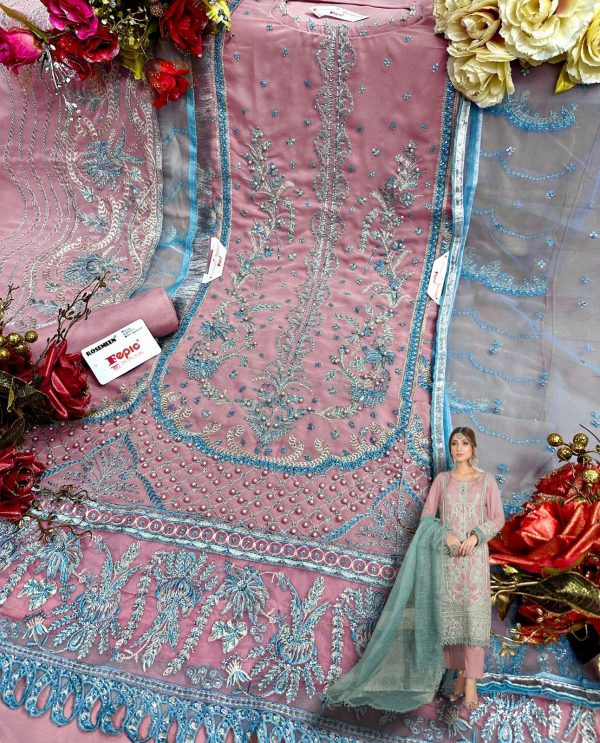 FEPIC C 1257 D ROSEMEEN PAKISTANI SUITS IN INDIA