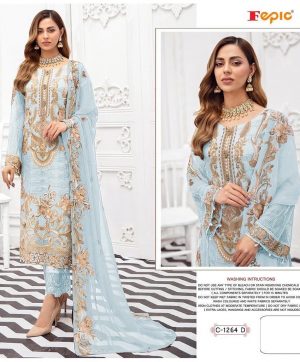 FEPIC C 1264 D ROSEMEEN PAKISTANI SUITS MANUFACTURER