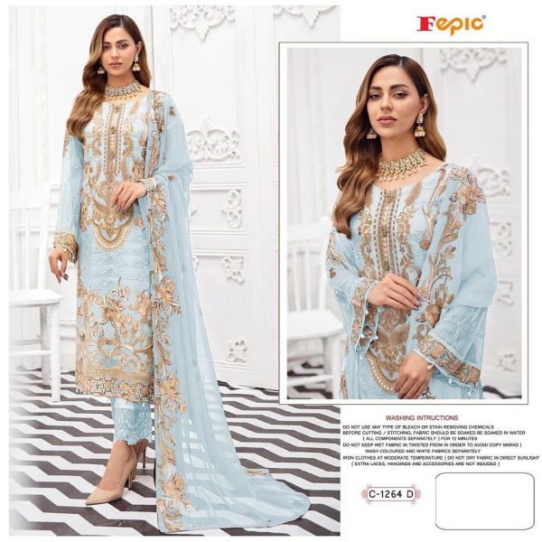 FEPIC C 1264 D ROSEMEEN PAKISTANI SUITS MANUFACTURER