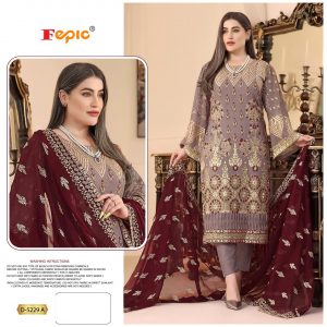 FEPIC D 5229 A ROSEMEEN PAKISTANI SUITS MANUFACTURER