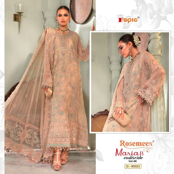 FEPIC D 60023 ROSEMEEN MARIA B PAKISTANI SUITS IN INDIA