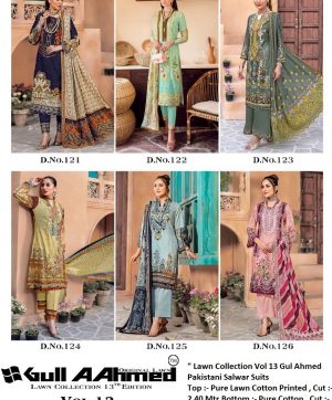 GUL AHMED VOL 13 BUNDEL OF 6 PIECE WHOLESALE