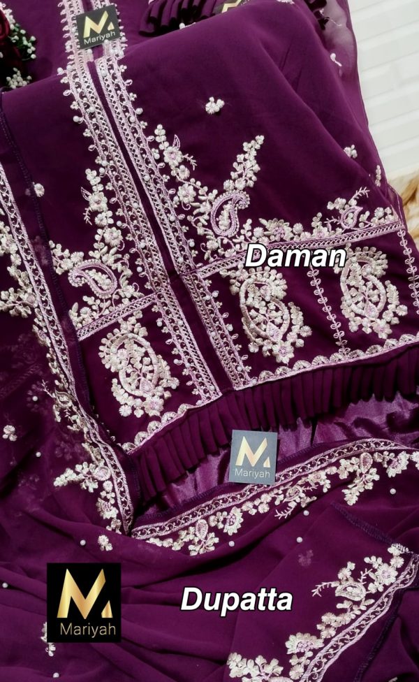 MARIYAH DESIGNER M 124 PAKISTANI SUITS MANUFACTURER