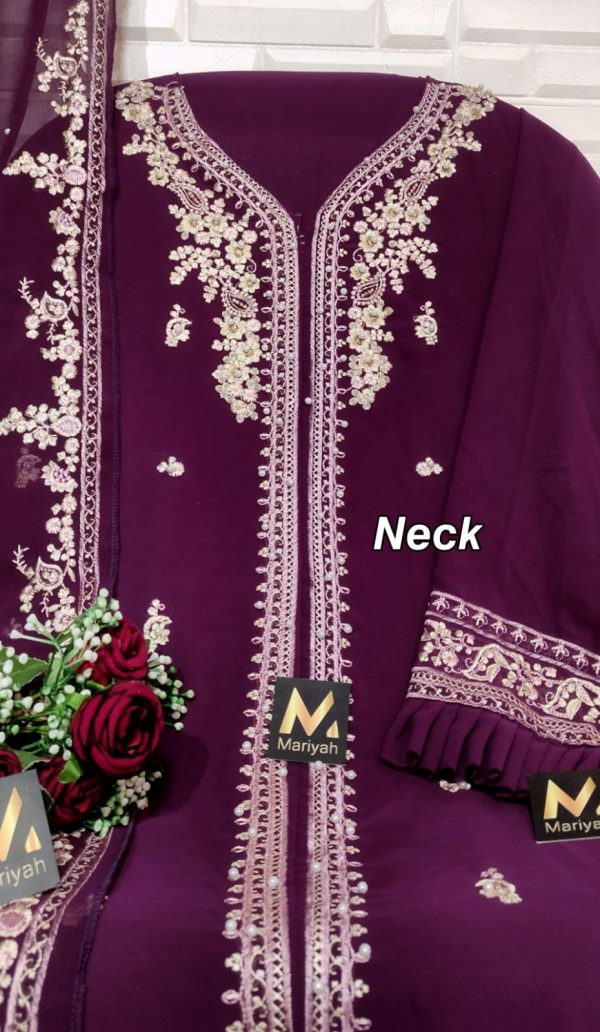 MARIYAH DESIGNER M 124 PAKISTANI SUITS MANUFACTURER