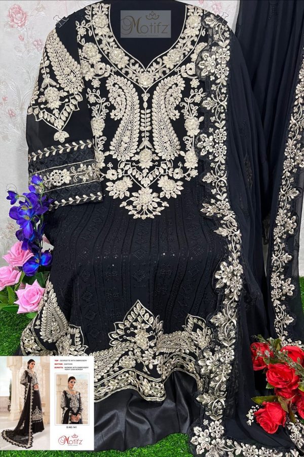 MOTIFZ 141 PAKISTANI SUITS MANUFACTURER IN INDIA